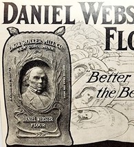 1910 Daniel Webster Flour Eagle Roller Mill Advertisement Baking Ephemera - $19.99