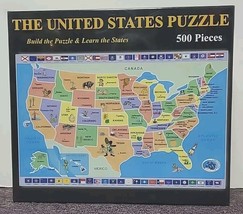 The United States Puzzle 500 Pcs. A Broarder View NEW &amp; SEALED - $14.15