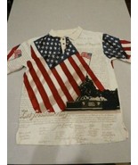 American Summer Clothing Co M Mens Polo USA Flag Liberty Iwo Jima July 4th - $431.40 MXN
