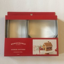 NEW Wondershop at Target Stainless Steel Gingerbread House 7 Count Cooki... - $12.30