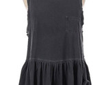 Free People Gray Continental Peplum Tank Size Small Front Pocket - $32.25