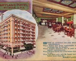 Maryland Hotel St. Louis MO Postcard PC569 - $7.99