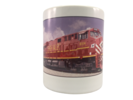 Train Coffee Mug | Lehigh Valley Railroad | Red Diesel Train - £15.70 GBP