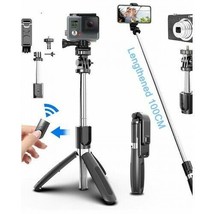 L02 Mini Bluetooth Selfie Stick Detachable Portable Flexible Tripod Monopod - £17.37 GBP