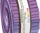 Jelly Roll Kona Cotton Solids Lavender Fields Palette Roll-Ups Precuts M... - £24.10 GBP