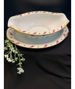 **RARE Regal China &quot;Coronation&quot; Gravy Boat w/ Attached Underplate Occupi... - $892.91 MXN