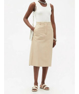 Beige Women&#39;s Skirt Stylish Handmade Leather Genuine Lambskin Party Wear... - $2,238.72 MXN+