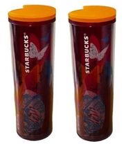 Starbucks 2022 Spring Butterfly 16oz Tumbler Cup with Lid (Set Of 2) - $18.49