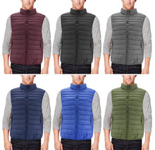 Men&#39;s Lightweight Full Zip Quilted Insulated Water Resistant Warm Puffer... - $41.99