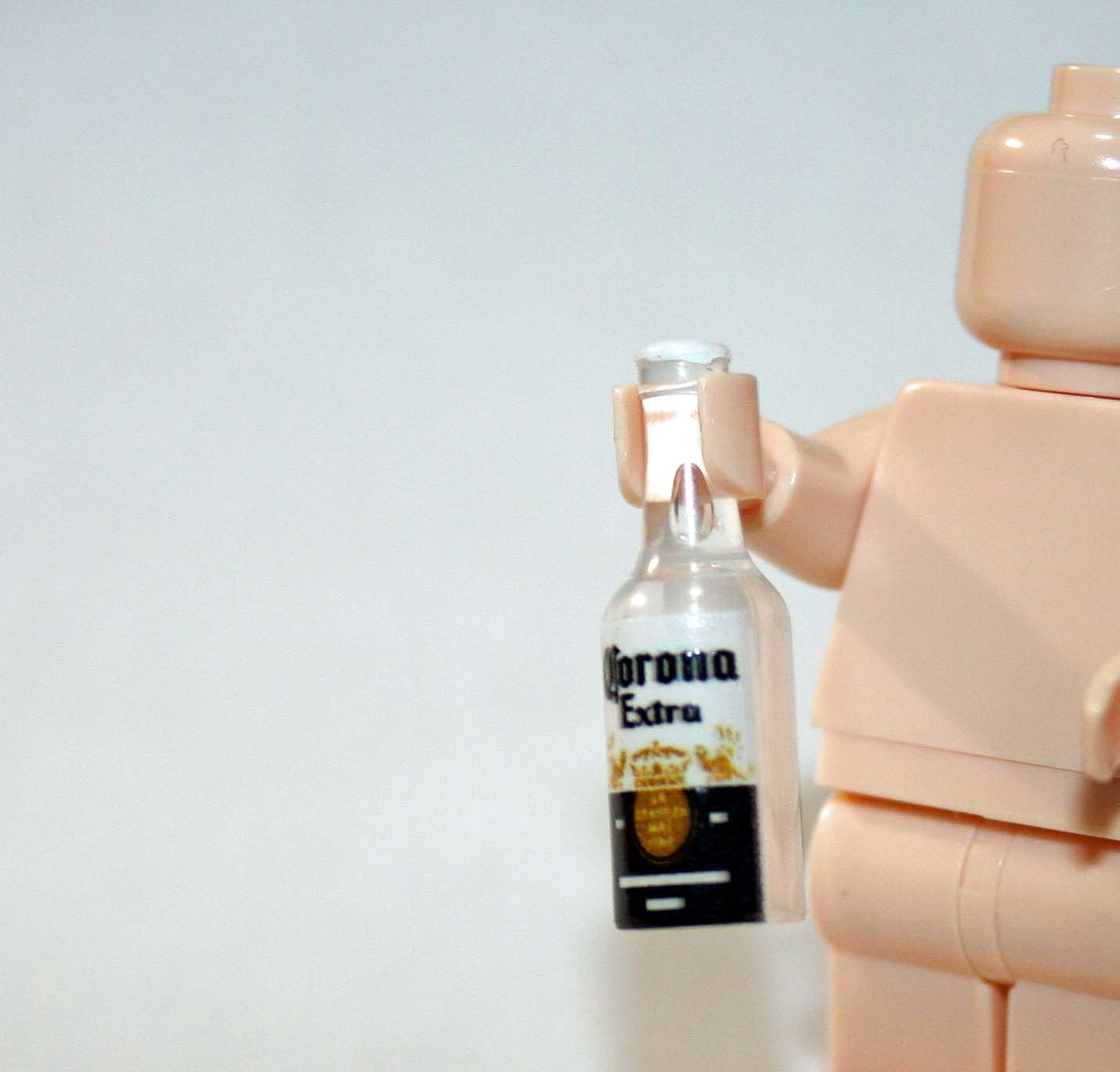 NWTOYS Corona Extra beer Alcohol bottle fors Custom Minifigure From US - $2.12
