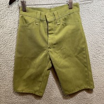 VTG Splinters Green Denim Shorts Kids 22” Waists - £8.53 GBP