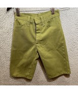 VTG Splinters Green Denim Shorts Kids 22” Waists - $10.80