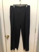 Harve Benard Sport Wool Blend Black Dress Pants Womens SZ 16 Slight Flar... - $244.80 MXN