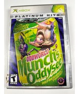 Oddworld: Munch&#39;s Oddysee (Microsoft Xbox, 2001) Platinum Hits Missing M... - £7.60 GBP