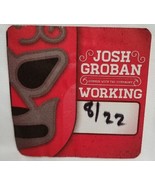 JOSH GROBAN - SUMMER ORIGINAL CONCERT TOUR CLOTH BACKSTAGE PASS ***LAST ... - $10.00