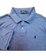 Polo Ralph Lauren Mens Polo Shirt Sz Large Blue Short Sleeve Performance... - $32.00 CAD