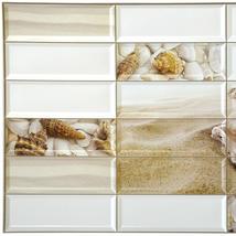 Dundee Deco PG7033 White Faux Pearl Shells, 3.1 ft x 1.6 ft, PVC 3D Wall Panel,  - £7.55 GBP+