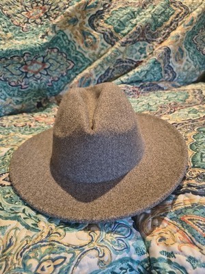 57 CM  Wide Brim Fedora Hat Red Felt Burgundy Polyester  Item image 2