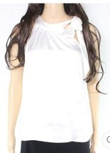 INC International Concepts Womens White Satin Bow Tank Top Size M - $20.79