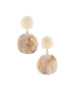 New Acetate Resin Double Circle Earrings - $198.84 MXN