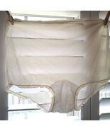 Bali nylon granny panties briefs sz 9 style 2142 cream semi sheer vintag... - $857.85 MXN