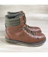 SIMMS Felt Sole Fly Fishing Wading Leather Boots Size 13 - $95.06 CAD