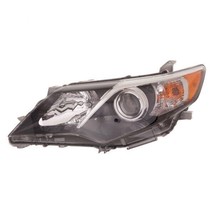 Headlight For 2012-2014 Toyota Camry Driver Side Black Housing Clear Len... - £178.84 GBP