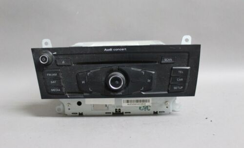 2009 2010 2011 2012 AUDI A4 AM/FM SATTELITE RADIO CD PLAYER 8T1035186R OEM - $80.99