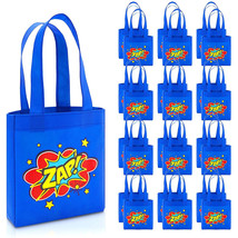 24 Pack Reusable Comic Hero Gift Tote Bags Bulk For Kids Birthday Party ... - £26.77 GBP