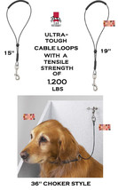 Top Performance HEAVY DUTY STEEL CABLE GROOMING LOOP for Dog Pet Table A... - £9.56 GBP+