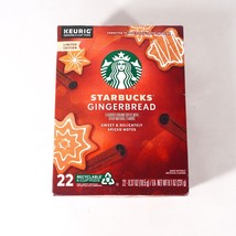 Keurig Starbucks Gingerbread Flavored Coffee x22 Pods Limited Edition NE... - $19.79