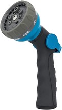 Garden Hose Spray Nozzle, Water Sprayer with 8 Adjustable Patterns (Blue) - £10.69 GBP