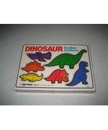 Vintage Fox run 1985 Dinosaur Tin cookie cutters  - £17.12 GBP