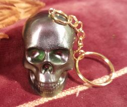 SKULL Keychain Biker Goth Unique Gifting Vehicle Boat Motorcycle Color C... - $16.82 CAD