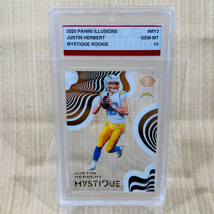 2020 Panini Illusions Mystique #MY3 Justin Herbert Chargers RC Rookie Noble 10 - £30.99 GBP