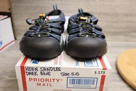 Keen Blue Comfort Waterproof Sandals Casual Shoes Mens 5.5 Slingback Slip On - £31.01 GBP