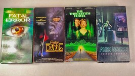 Lot of 4 VHS Horror - Fatal Error, Enter the Devil, The 13th Floor, Alien Nation - £28.03 GBP