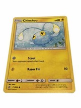 Chinchou 71/236 Sun &amp; Moon Cosmic Eclipse Common Pokemon Card 2019 - £0.76 GBP