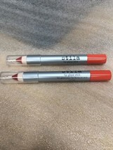 2 Stila Lip Glaze Sticks in Orange  a beautiful Coral red shade - £11.84 GBP