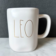 Leo Zodiac Sign Astrology Ivory Gold Ceramic Mug Rae Dunn Artisan Collec... - $18.95