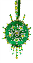 The Cracker Box  Inc Christmas Ornament Kit Lemon Rind on Emerald Golden Oldie - £63.53 GBP