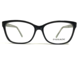 Parade Eyeglasses Frames 1736 BLACK Green Abstract Cat Eye Full Rim 54-1... - £36.76 GBP