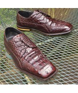 BadBad Leroy Brown-Vintage Giorgio Brutini MocCroc Leather Oxford Lacer ... - $49.95