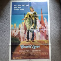Bustin&#39; Loose 1981 Starring Richard Pryor Original Vintage Movie Poster One S... - £19.73 GBP