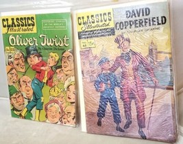 Classics Illustrated Oliver Twist and David Copperfield by Charles Dickens - £3.96 GBP