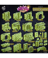 3D Printed Cast n Play Sewers Walls and Doors Set 28mm 32mm D&amp;D - $16.10 CAD+