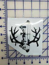 Beer antlers and Bow Logo Vinyl Decal Reflective - $4.25