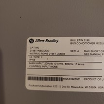 Allen Bradley Itrak Déménageur Magnétique Bus Puissance Conditionneur Module # - £1,116.64 GBP