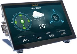 7 Inch 800x480 DSI Touchscreen Monitor Capacitive LCD Display RS232 RS485 Speake - £57.67 GBP