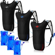 3 Pcs Hydration Backpack Pack With 2L Water Bladder, Hydration Pack With - £43.98 GBP